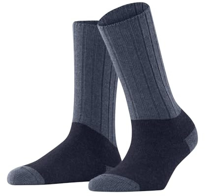 ESPRIT Damen Vibrance Socken atmungsaktive klimaregulierende geruchshemmende Wolle Kaschmir einfarbig 1 Paar