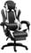 IZTOSS Silla Gaming Ergonómica - Silla Gamer con Respaldo Regulable, con Reposacabezas, reposabrazos y Soporte Lumbar (ED-Blanc)