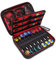 USA Gear XL Dart-Etui mit Halbharter Schale – Dart-Etui-Set für Dartpfeile (15), Dartspitzen, Dartpfeile, Dart-Flights und mehr Dart-Zubehör – Kompatibel mit Metall- und Soft-Dart-Spitzen (Rot)