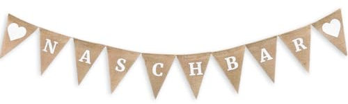 Naschbar Girlande Leinen,Candy Bar Girlande,Banner aus Jute,Wimpelkette Hochzeit Vintage,Tischdekorationsbanner, die für Süßigkeitenpartys und Hochzeiten verwendet werden können
