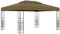 Willood Garten Pavillon 3x4 m Taupe 180 g/m²