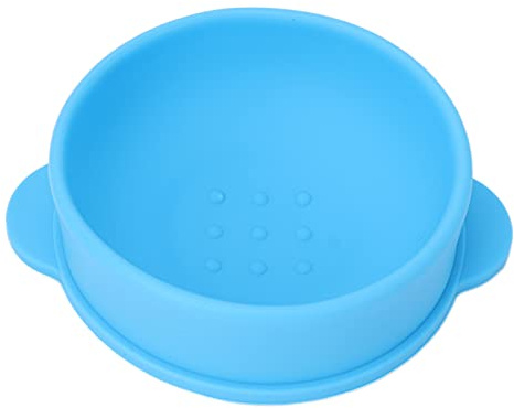 Pot de Cire de Remplacement en Silicone, pour Chauffe-cire, Bol D'épilation, Micro-ondable, Léger, pour Usage Domestique et en Salon (BLUE)