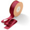 CHUQING Geschenkband Rot Schleifenband Breit Dunkelrot Seidenband Hochzeit Chiffonband Dekoband 2,5 cm x 23 m,Weinrot