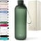 KIVY Gourde Plastique d'eau [1,5L] - Water Bottle - Graduee Gourde - Gourde Femme et Hommes Style Reutilisable - Gourde Aesthetic sans BPA - Gourde Eau Motivation pur Boire - Nouteille d'eau
