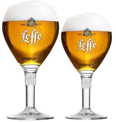 Laurie's Pub and Bar Accessories Leffe Beer Pint und Half Pint Glas