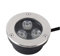 OrbitCob Ultra Fin Spot LED Exterieur Encastrable Terrasse Jardin 3W Lumières Enterrées IP68 Étanche Acier Inoxydable 304 pour Pelouse, Piscine, Éclairage(Blanc Chaud 3000K,24V)