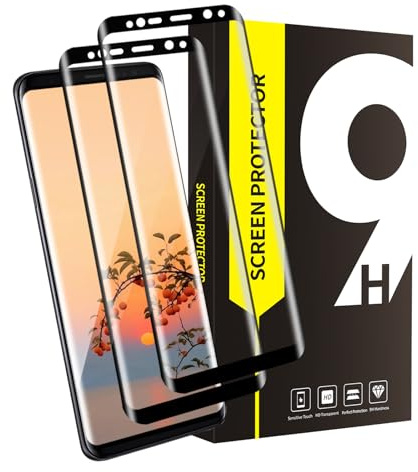 Bodyguard 2 Stück Schutzfolie für Panzerglas für Samsung Galaxy S8, Vollständige 3D-Gewölbte Anti-Kratzer HD-Klar Bläschenfrei Samsung S8 Displayschutz, Hohe Empfindlichkeit Anti-Schmutz S8 Schutzglas
