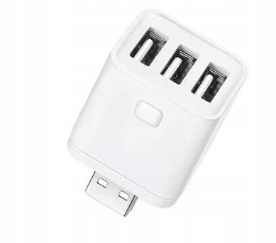 Kraslaw Zigbee 3.0 USB-Steckdose mit 3 USB-A-Anschlüssen, Smart-Home-Steuerung per App, Timer, Szenen & Sprachsteuerung, Zigbee-Gateway erforderlich