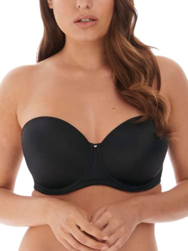 Fantasie Women's Aura Moulded Underwire Multi-Way Strapless Bra, Black, 34E