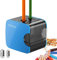 AOBETAK Temperamatite elettrico con serbatoio, USB e alimentato a batteria, temperamatite elettrico resistente per matite colorate e No.2