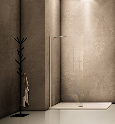 100x200cm Walk in Duschwand Duschtrennwand 8mm Easy-clean Nano Glas Duschabtrennung