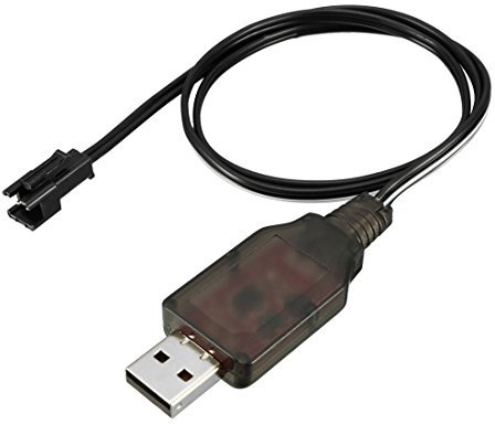 sourcingmap SM-2 P Positives USB-Ladekabel für RC Auto 6V 250mA Ni-MH Ni-CD Akku