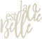 Rayher 46417505 Ecriture bois La vie es belle FSC100%
