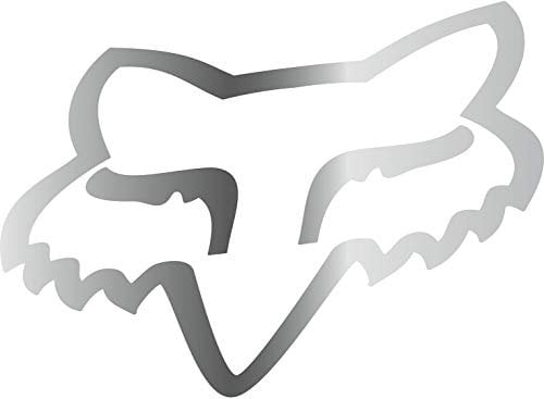 FOX, Unisex-Aufkleber, grau, Einheitsgröße