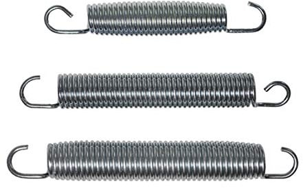 Helo Trampolinfeder mit 135 mm Länge, Spiralfedern aus rostfreiem Edelstahl, Sprungfedern für Trampoline verschiedener Hersteller und Durchmesser