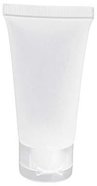 Kuizhiren1 Lot de 5 petits tubes de voyage vides anti-fuite et rechargeables en plastique pour cosmétiques et crèmes, Plastique, transparent, 20ml