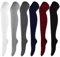 DRESHOW 6 Paar Kniestrümpfe Overknee Strümpfe Lange Gestreifte Socken Beinwärmer Schenkel Socken für Damen und Mädchen