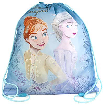 Disney Gefrorenes 2 Anna & Elsa „Natur ist magisch“ Kordelzug Mädchen Tasche
