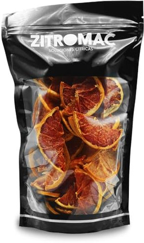 180gr Pompelmo da Cocktail Essiccato, Frutta Seca senza Zucchero per Decorazione, Guarnizione, Pasticceria, Natale, Bevande, Fetta di Pompelmo Secco Naturale al 100% senza Additivi, Pompelmo Essiccato
