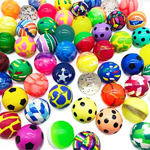 Stück mit 10/20 Springbälle aus Gummi für Kinder, 45 mm - Flummi, Bouncing Ball, Gummiball – Set für Geschenktaschen, Pinata Füllung, Kindergeburtstag und Geburtstag (10 Bälle)