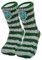 Merchoid Harry Potter Slytherin Slipper Socks – Faux Fur lined, non slip, warm & comfy Hogwarts House Slipper Socks