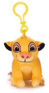 Whitehouse König der Löwen Bagclip Plüsch 11 cm Schlüssel-Anhänger 5 versch. Figuren, ORIGINAL The Lion King Kuscheltier - super weiches Plüschtier für Ranzen Rucksack Tasche (Simba - jung)