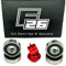 Fantic26 Kugellager 608 2 RS Abec 11 I Stunt Scooter I Kinder Trick Roller I Skate Longboard I Inliner I Skates I Rollschuhe I Bearings I Radlager (Stunt Scooter Set (4Stk.) + Spacer)