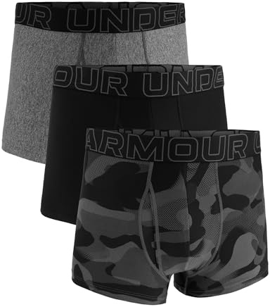 Under Armour Herren Men's Performance Tech 3 3 Pack Print/Solid Boxer Briefs Boxer Shorts (3er Pack)