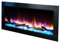 Endeavour Fires Langdale 42 Wall-Mounted Inset Electric Fire with LED Fuel Bed and 7-Day Programmable Thermostat - Black Trim