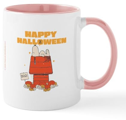 CafePress Snoopy Happy Halloween Mugs 11 oz (325 ml) Ceramic Coffee Mug