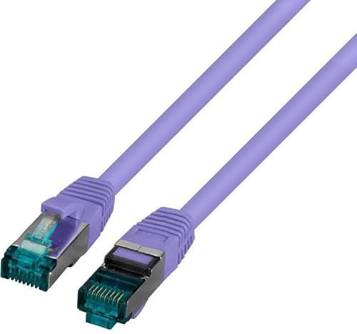 EFB-Elektronik - CAT. 6a Netzwerkkabel - 1,5 m LAN Kabel Ethernet Kabel Patchkabel - RJ45 Anschluss, S/FTP LSZH - violett
