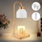 T-SUN Kerzenwärmer Lampe, Candle Warmer Lamp, Duftlampe Wachswärmer mit Timer, Dimmbare Elektrischer Kerzenwärmer Lampe, Höhenverstellbar Kerzenwärmer für Yoga, Zuhause, Schlafzimmer, Dekoration(Weiß)
