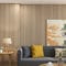 JSEVEM 80CM×4M Air Guide Design Extra Wide Thick 3D Brown Gray Wood Stripe Wallpaper Peel and Stick Faux Grey Striped Wood Textured Contact Paper Vinyl Furniture Sticker for Bedroom Bathroom Walls