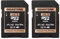 GIGASTONE Adaptateur de Carte mémoire SD UHS-II MicroSD vers UHS-II, Adaptateur Camera Ultimate UHS-II 2-Pack
