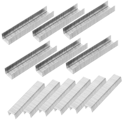 KITANDOVE 1000piezas Grapas Negras Carbono Para Carpintería Grapas Neumáticas De Estrecha Metálicas Para Uso Profesional Y Personal Compatibles Con Neumáticas Y Eléctricas