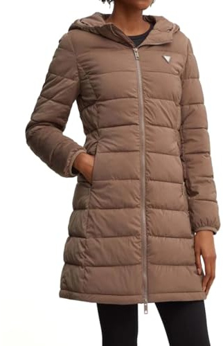 GUESS Piumino New Aleta V4YL05 WF3X0 Grigio Fango Regular Fit weathered grey (IT, Testo, XL, Regular, Regular, Grigio)