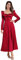 OMEWEE Women's Cocktail Satin Dress Elegant Corset Sweetheart Neck Dress Bridesmaid Guest Formal Party Dress Long Puff Sleeve Prom Dress Pageant Evening Dress Wedding Gown Wine Red S