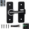 Serratura di chiusura porta interna scorrevole luminosa a 180° fermo gancio a porta ribaltabile, Serratura Porta Scorrevole, Serratura Porta Interna, per Porta, Finestra