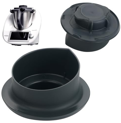 Messbecher für Thermomix TM5 TM6, Deckel mit 100ml und 50ml Skala, Abnehmbar Zubehör für Thermomix TM6 Zubehör, Zubehör Hitzebeständig & Kältebeständig, Zubehör für Thermomix