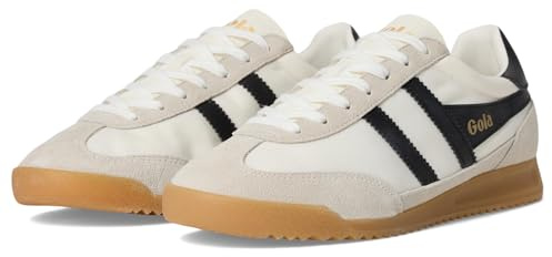 Gola Firefly - Damen-Sneakers, Nebel, Nadelgrün, schmutzweiß, 38 EU