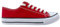 MODELISA - Zapatillas Deportivas De Lona Estilo Casual Mujer (Rojo, Sistema Tallas Calzado EU, Adulto, Mujer, Números, Mediano, 39)
