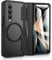 Doeshine Coque pour Samsung Z Fold 4, Charge Magnétique & Protection Charnière Renforcée, [Verre Trempé Protection Écran] Etui Housse Cover (Noir)