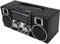 Altavoz de Sonido de Sonido Transparente de Radio FM Am Sw para Uso Al Aire Libre (Negro)