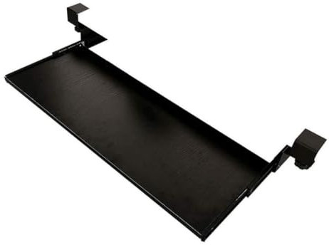 Keyboard Tray Drawer, Keyboard Platform Sliding Keyboard Tray Under Desk Mount Computer Keyboard and Mouse Extender Pull Out Platform Drawer