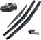 Coche Escobilla Limpiaparabrisas para Nissan Qashqai J11 2013-2018 Juego de Parabrisas Escobillas Parabrisas Ventana Cepillo de Lluvia