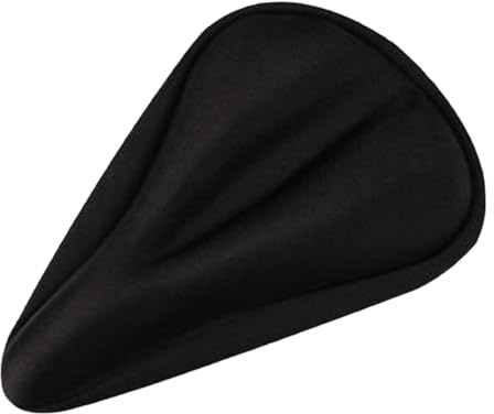 POPETPOP Protezione Sella Bici in Silicone Traspirante Antiscivolo Cuscino Compatibile con Mountain Bike e Bici da Corsa Imbottitura Leggera e Resistente per Sedile Comodo Facile da