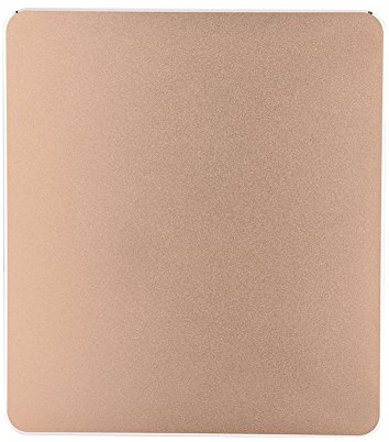 Ausla Tapis de Souris de Jeu Antidérapant en Aluminium, Durable, Contrôle Fluide pour PC, Conception Double Face, Idéal pour Les Joueurs et Les Professionnels (Gold)