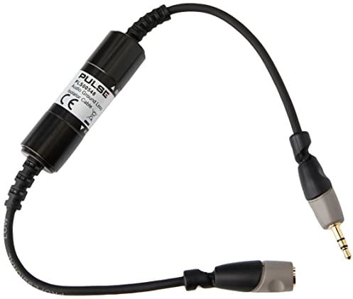 Pulse PLS00548 Ground Loop Isolator, 3.5 mm Stereo Plug to 3.5 mm Stereo Socket