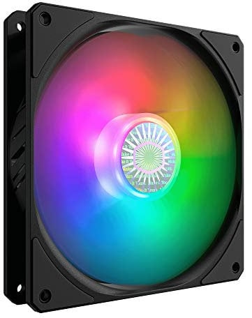 Cooler Master SickleFlow 140 ARGB Case & Cooling Fan - ARGB Motherboard Compatible, Translucent Air Balance Blades, 67 CFM, 2.25 mmH2O, 10 to 27 dBA