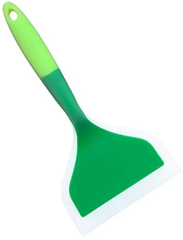 FRAVA Silicone Spatula, Omelette Spatula, Pancake Slice, Wide Shovel, Non-Stick, Non-Slip Grip, Heat Resistant. Food Safe, BPA Free, FDA Approved. Perfect for Cooking & Baking. Dishwasher Safe